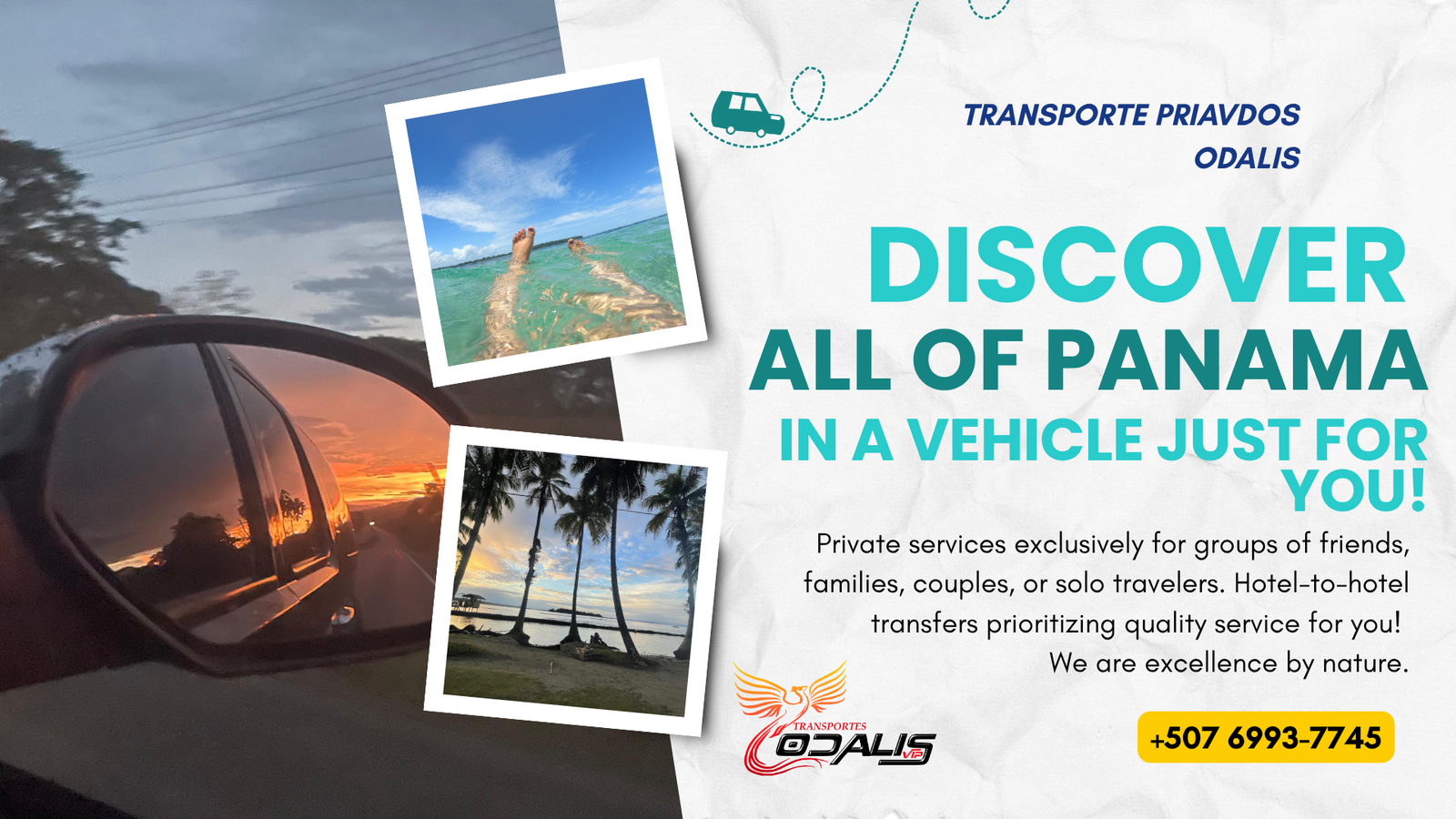 Teal, Blue, and Yellow Minimalist Travel Agency Presentation